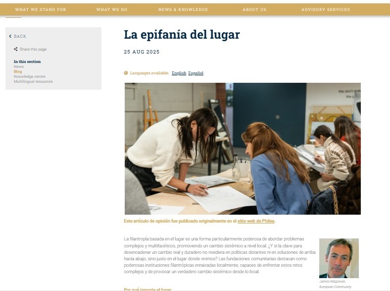 La importancia del&nbsp;lugar